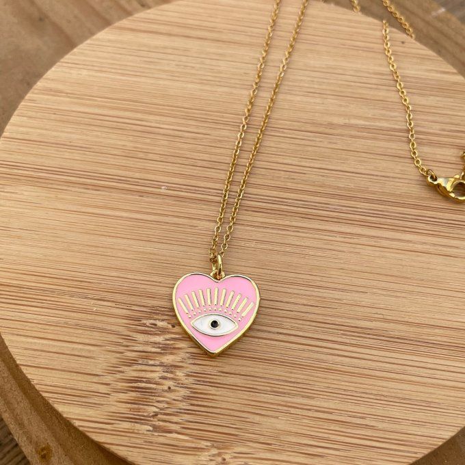 Collier doré PINK
