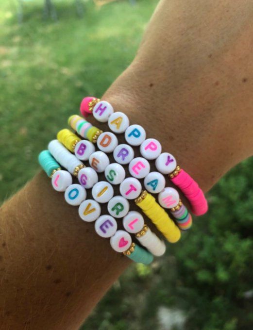 Bracelet SUMMER rond couleur