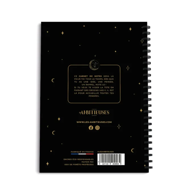 Notebook - Black Celeste