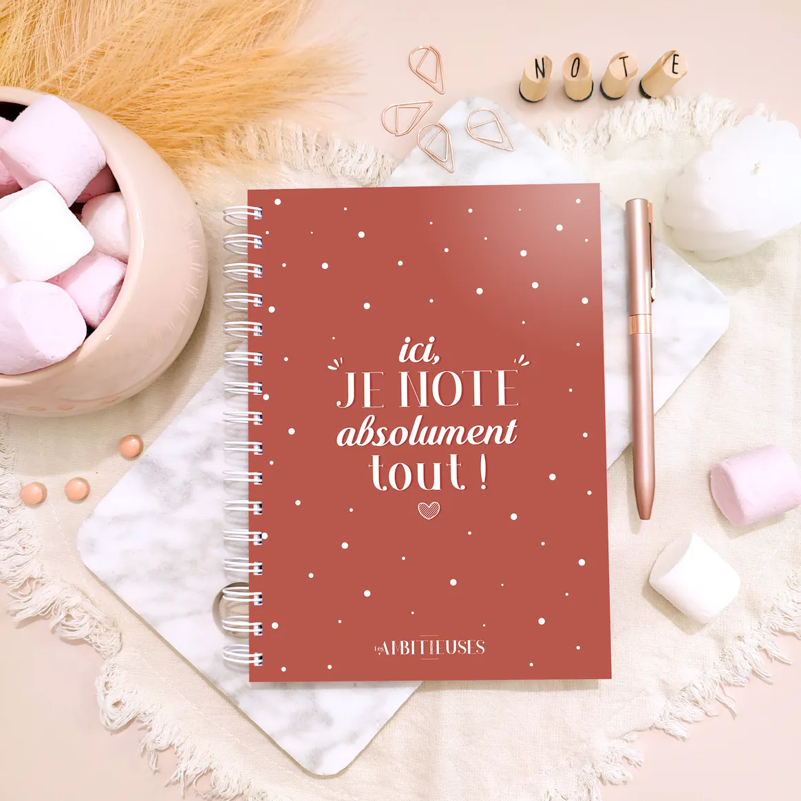 Notebook - Cocooning terracotta