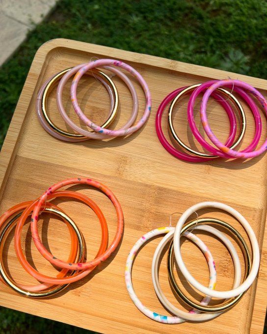 Jonc colorés lot de 4