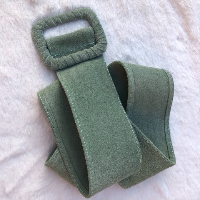 Ceinture cuir daim SANTORIN
