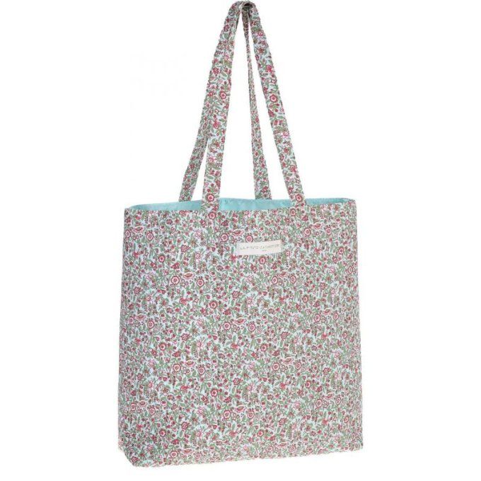 Tote bag liberty vert