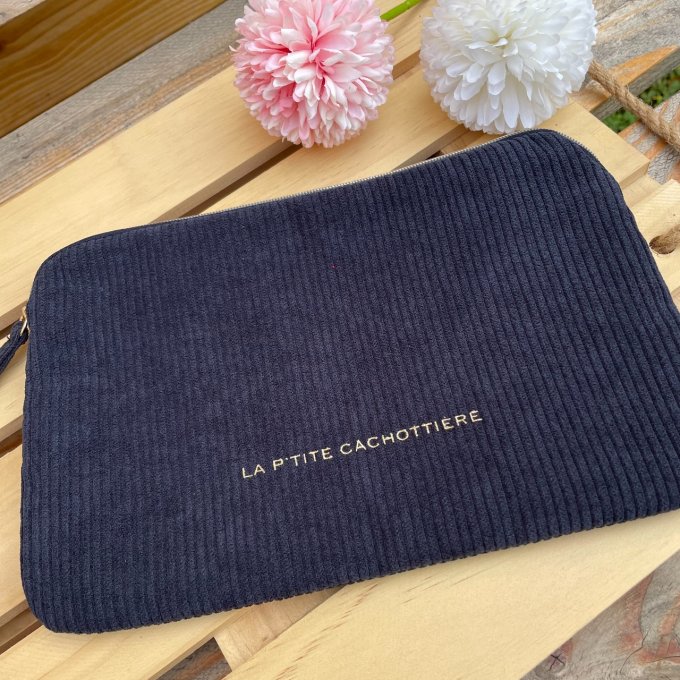 Pochette velours 