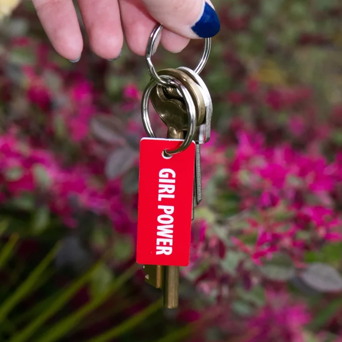 Porte clé "Girl power"