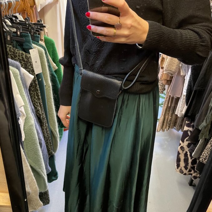 Sacoche pour téléphone en cuir