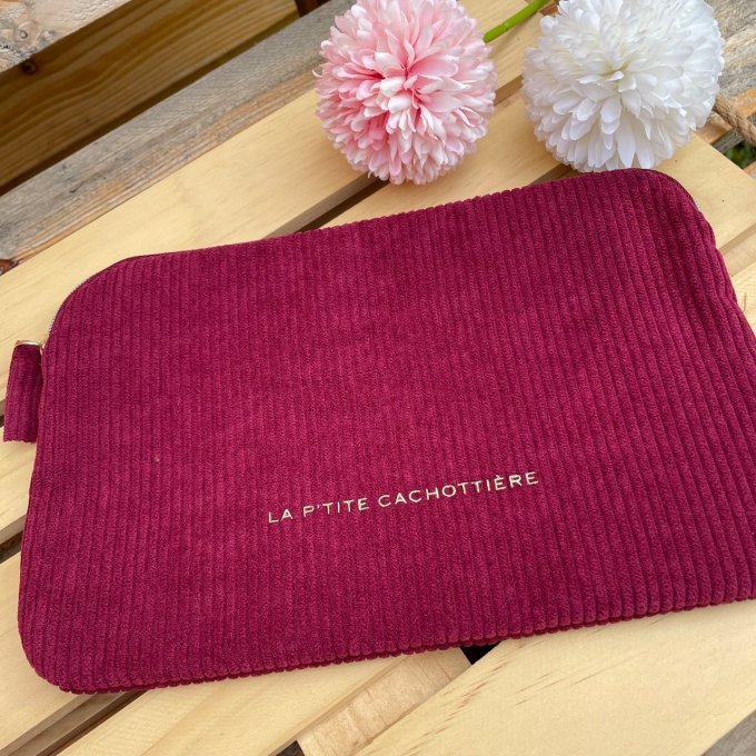 Pochette velours 