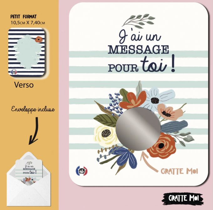 Carte à gratter Gratte moi : "Bon anniversaire"