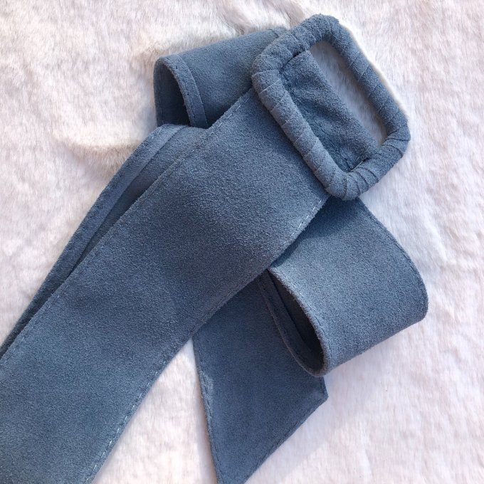 Ceinture cuir daim SANTORIN
