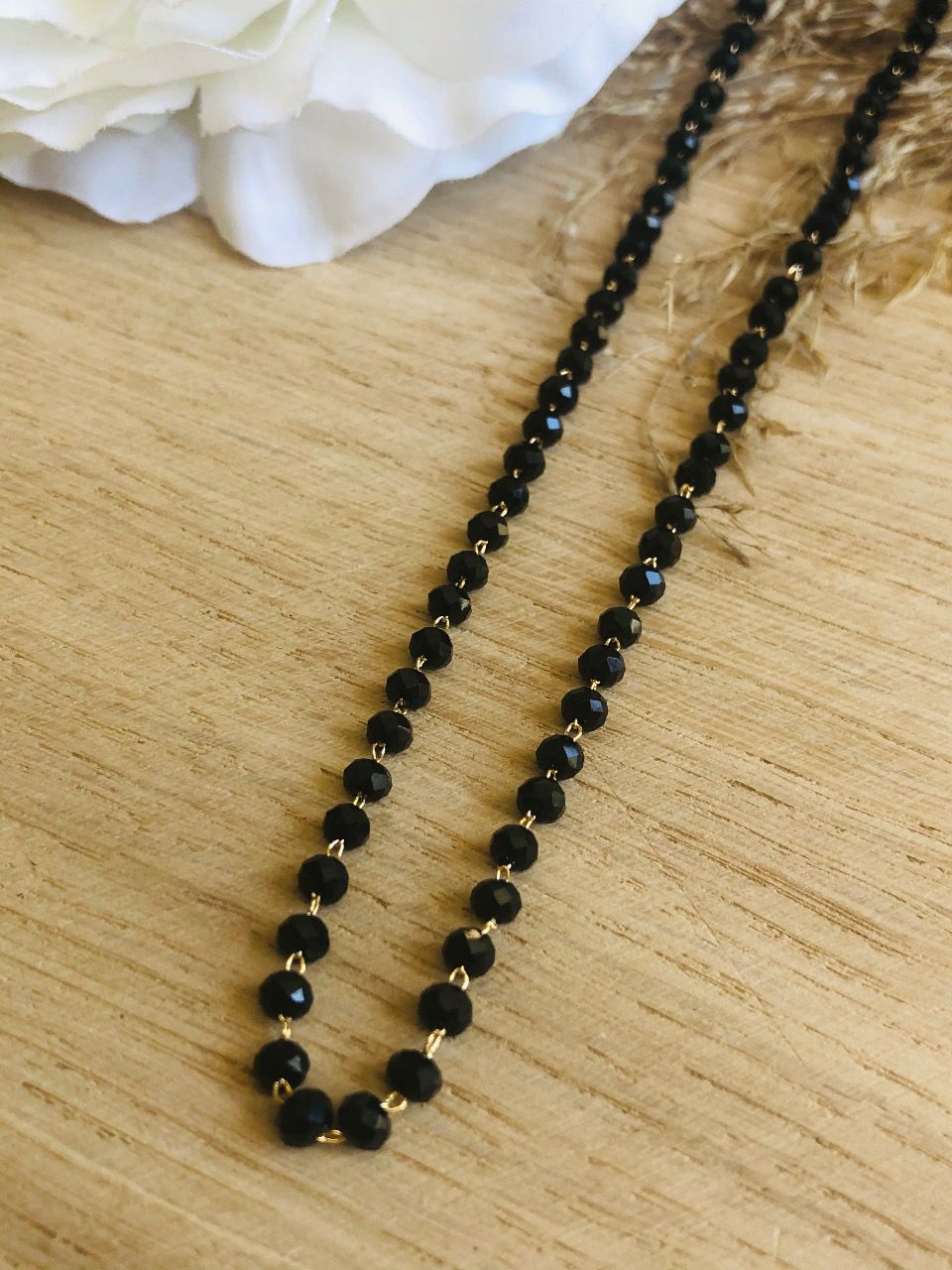 Collier PERLE noir - Lesptitesfolies