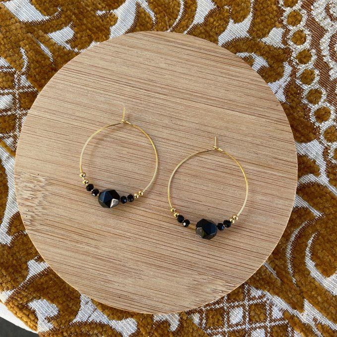 Boucles ROMANE noires