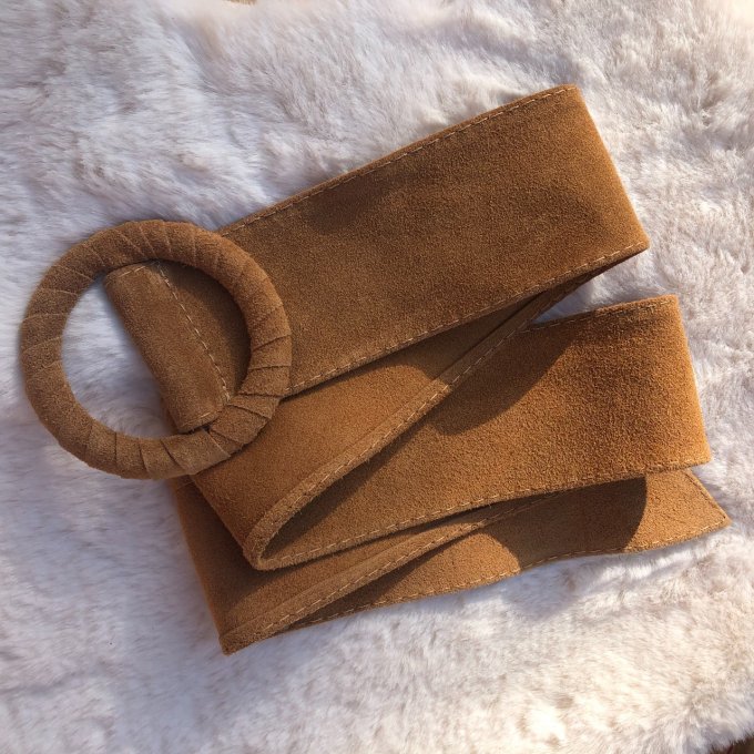 Ceinture cuir daim PALMA 