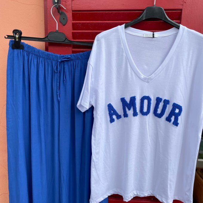 T-shirt AMOUR blanc 