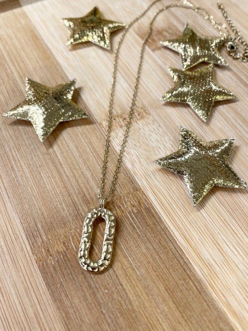 Collier doré EVA