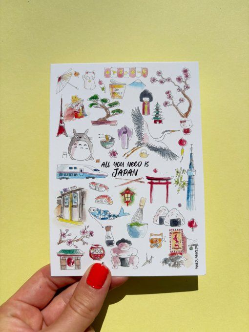 Carte postale La Japonaise