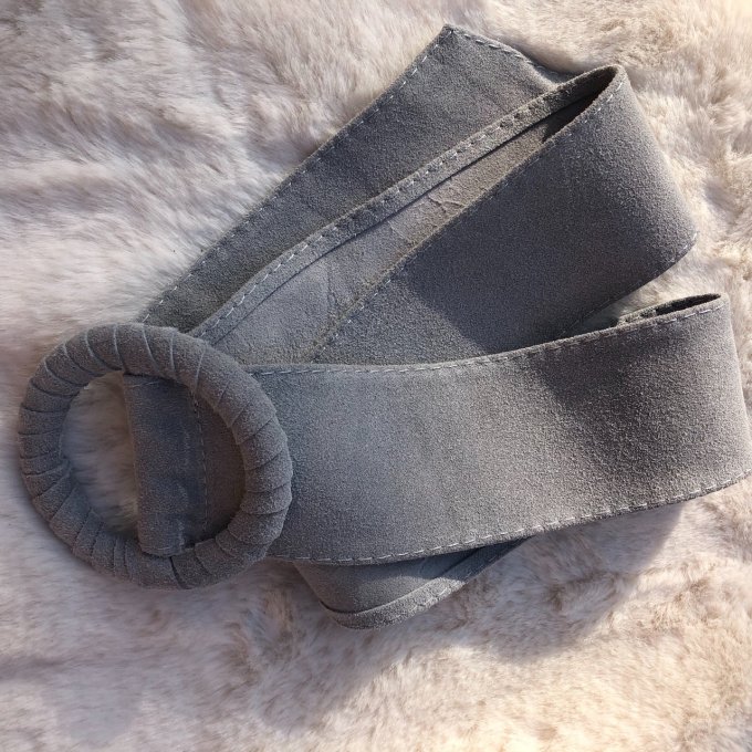 Ceinture cuir daim PALMA 