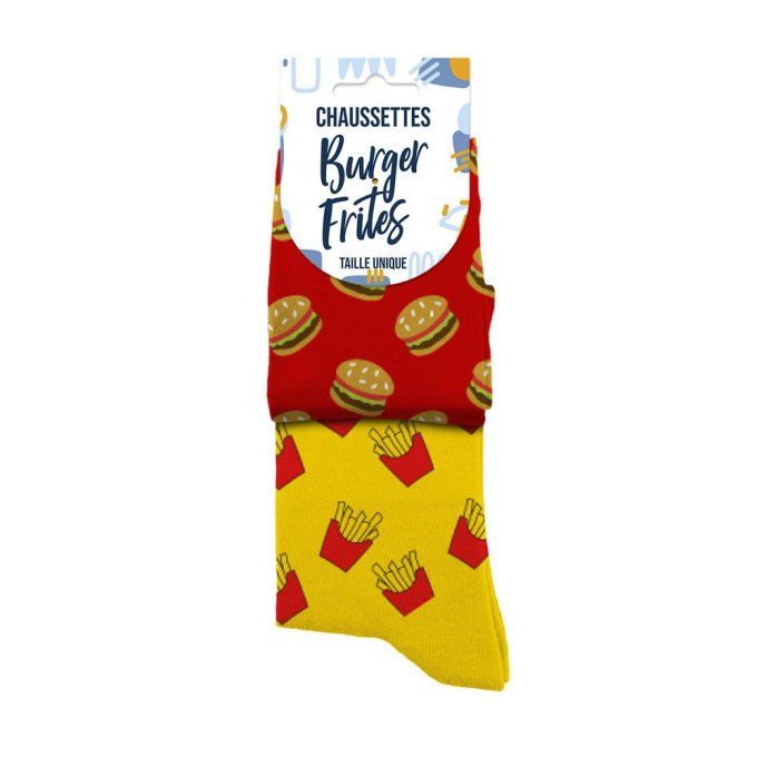 Chaussettes Burger/frites