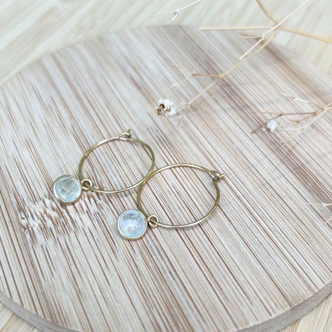 Boucles d’oreilles créoles LEONIE