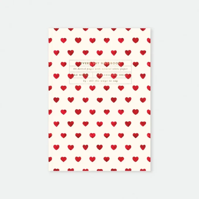 Carnet New hearts A5  