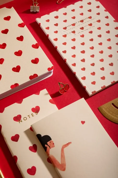 Carnet New hearts A5  