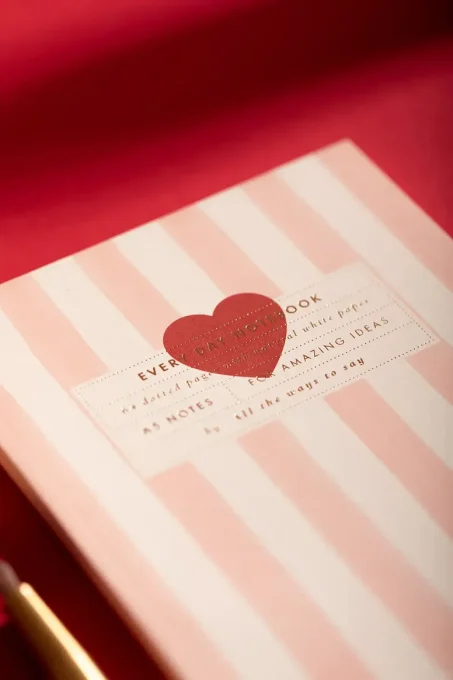 Carnet Pink Stripes A5 