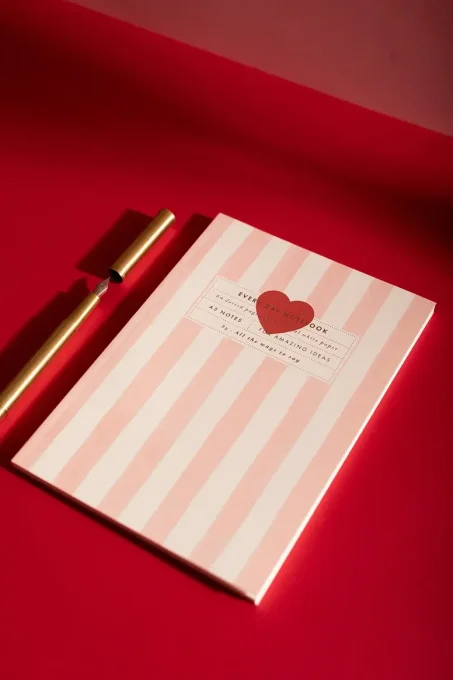 Carnet Pink Stripes A5 
