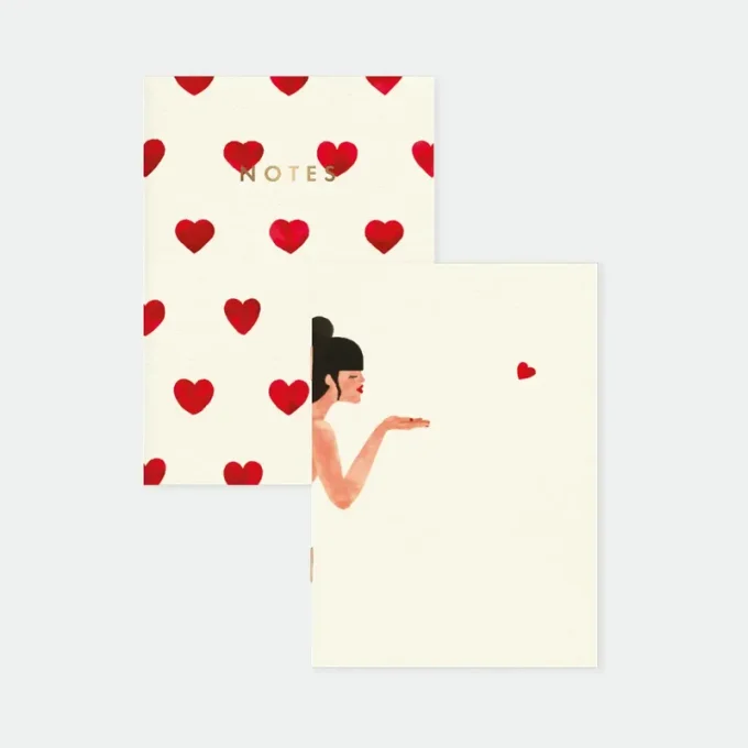 Bisou - Duo de carnets de Poche A6