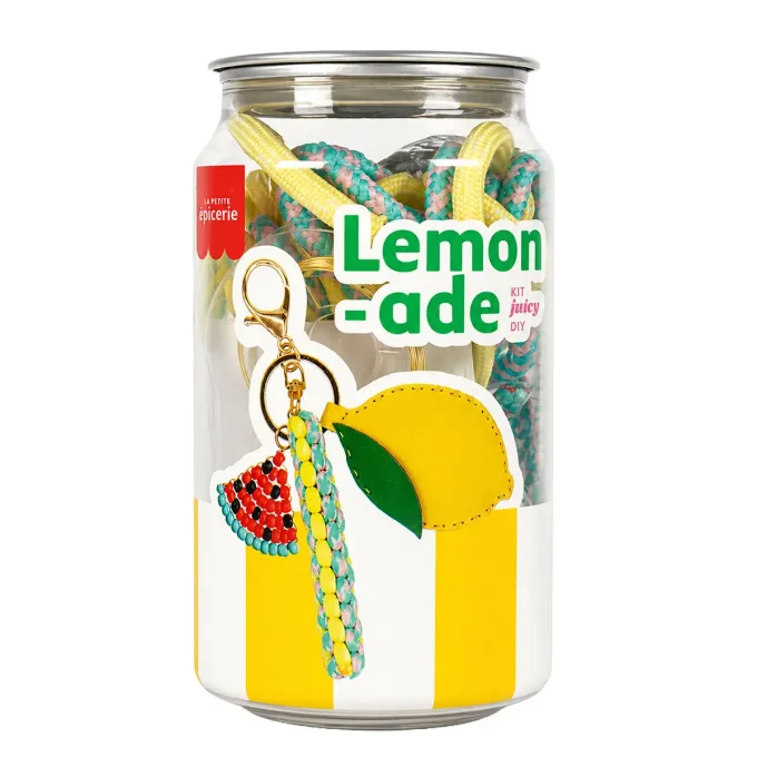 Kit Bag Charm Canette Pshiiit - Lemonade