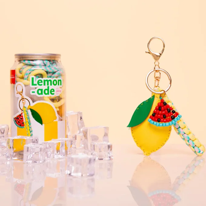 Kit Bag Charm Canette Pshiiit - Lemonade