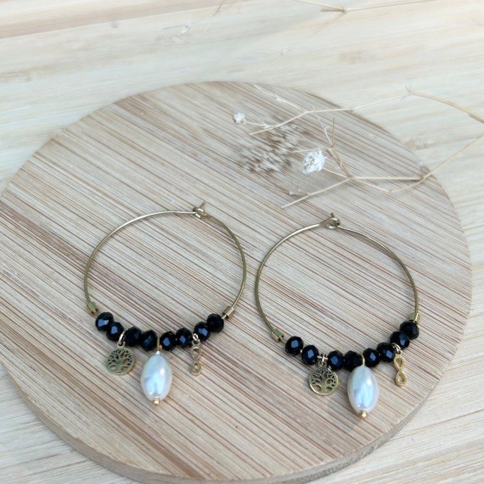 Boucles NINA noires