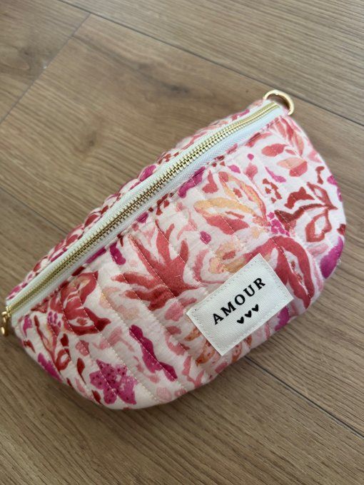 Sac banane fleuri