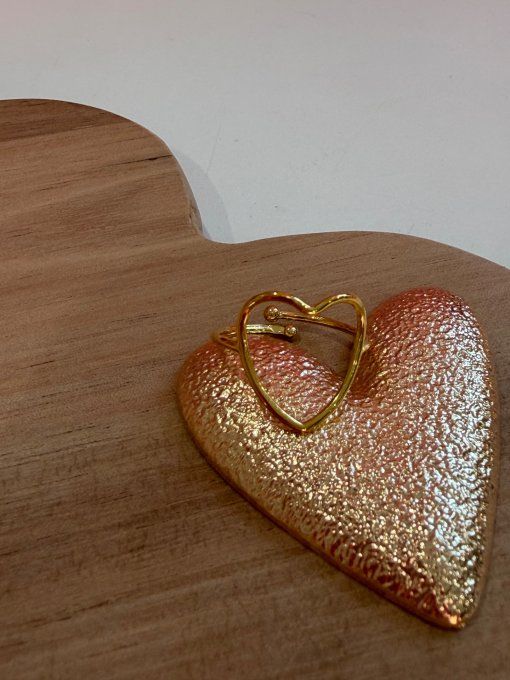 Bague dorée LOVE