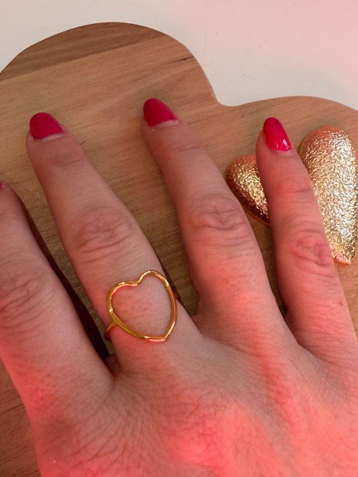 Bague dorée LOVE