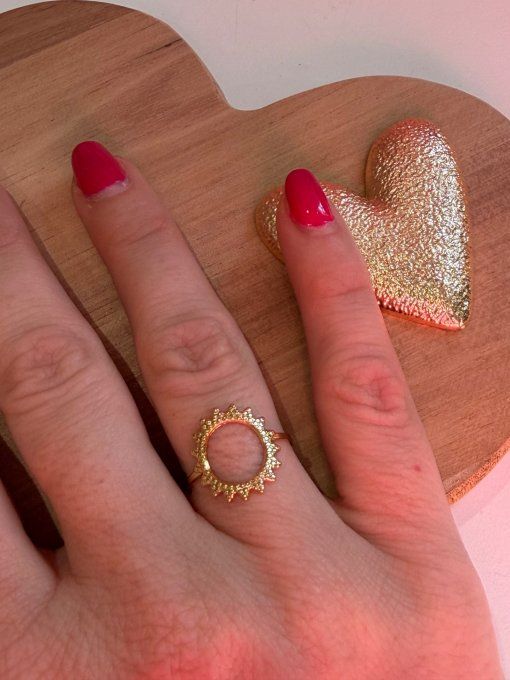 Bague dorée ZURICH