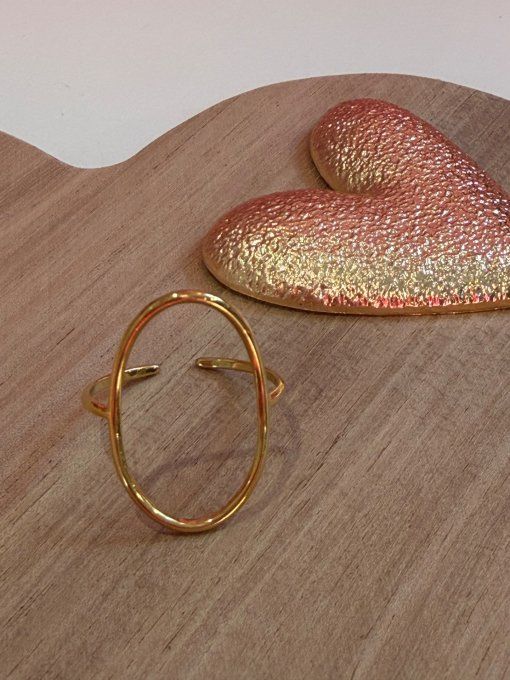 Bague dorée SYROS