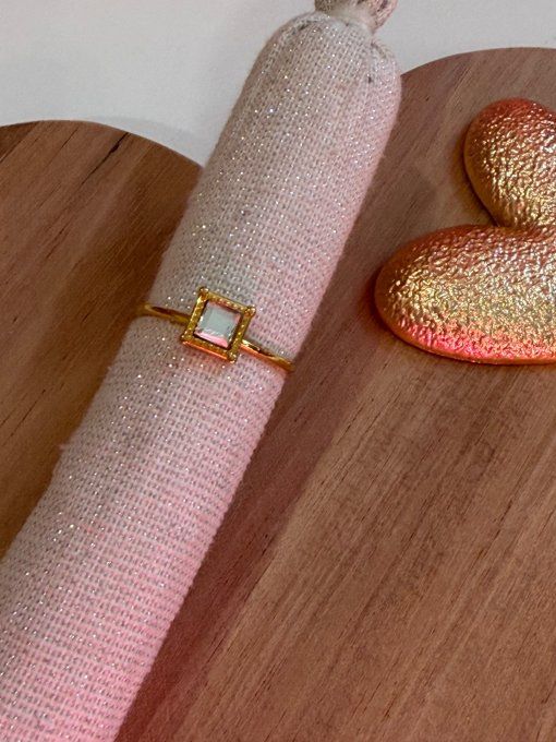 Bague dorée HAITI 