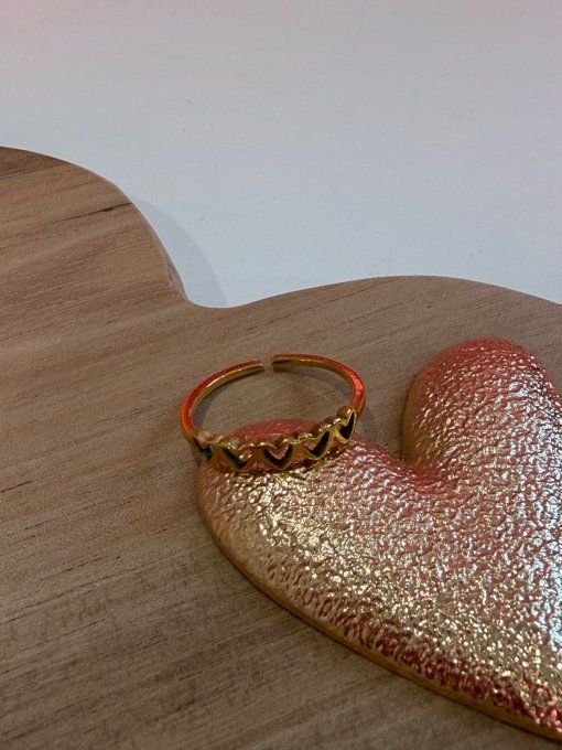 Bague dorée MENDI