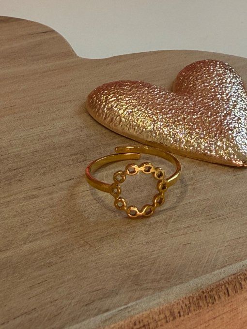 Bague dorée MAKEFU