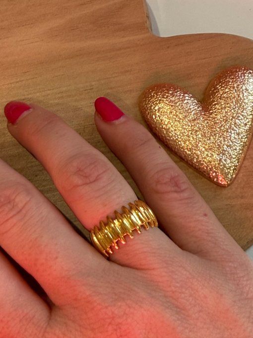 Bague dorée SOFIA