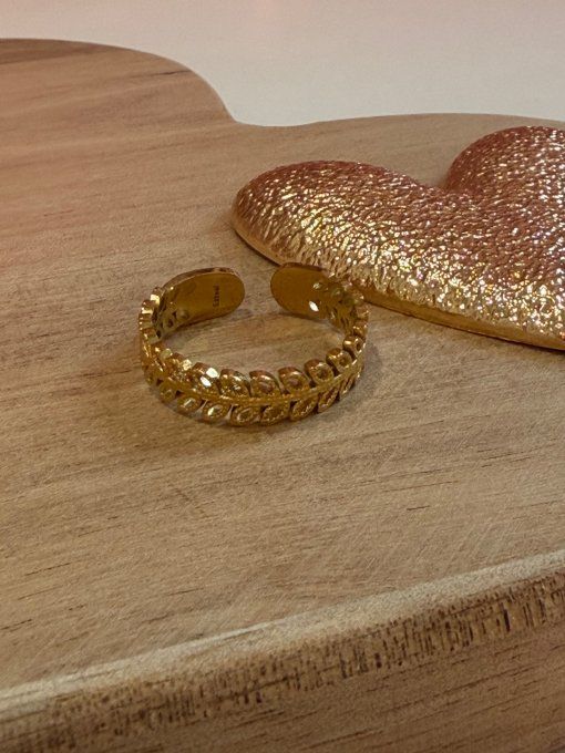 Bague dorée MACAO 