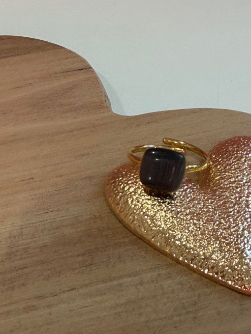 Bague dorée AMANU