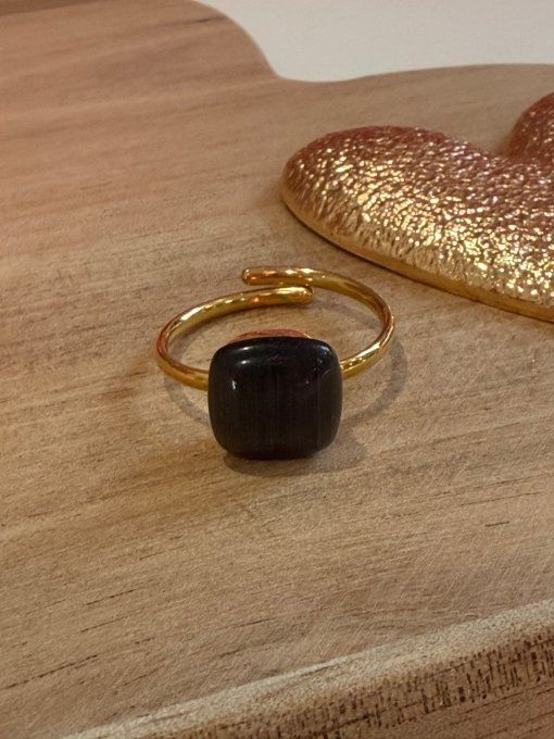 Bague dorée AMANU