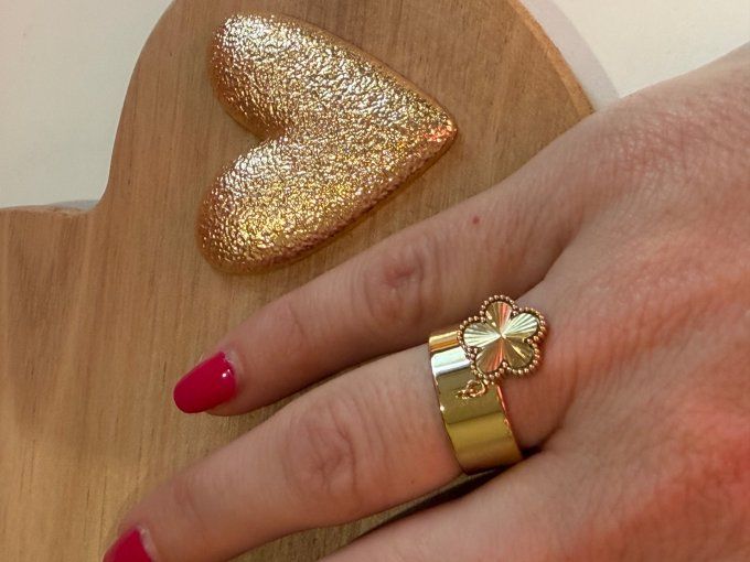 Bague dorée NASINU