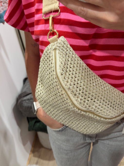 Sac banane tressé
