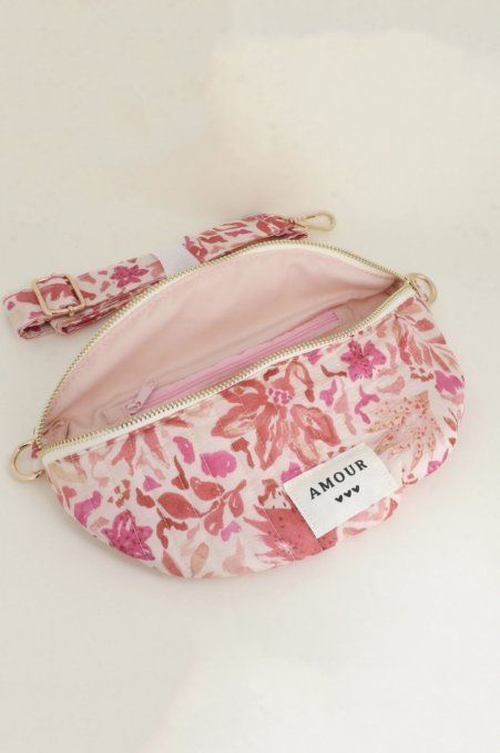 Sac banane fleuri