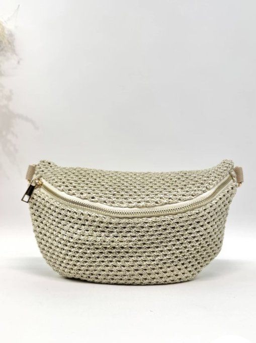 Sac banane tressé