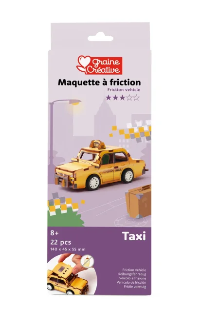 Maquette à friction Taxi