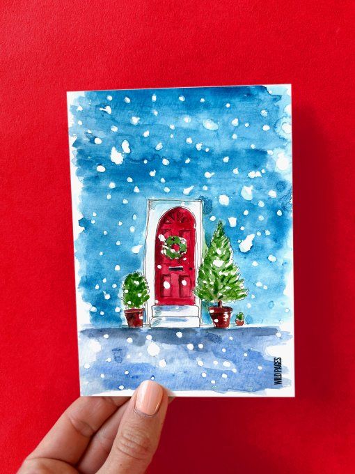 Carte Postale La porte 