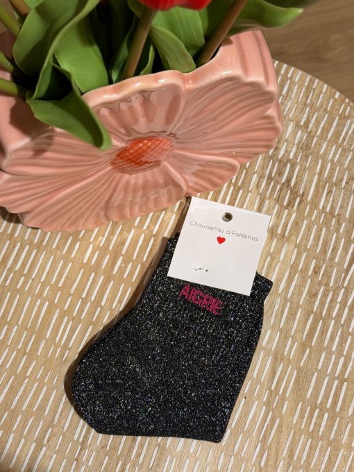 Chaussettes paillettes Aigrie 