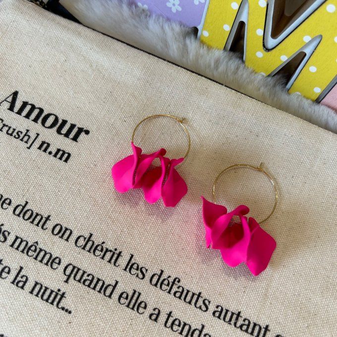 Boucles PETALES MAT